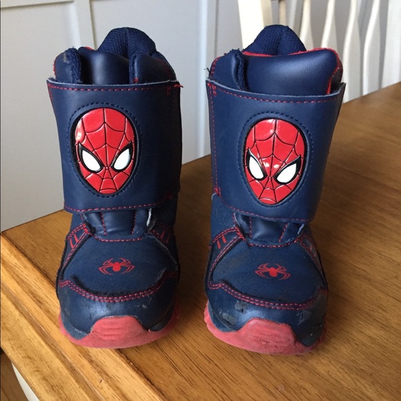 boys spiderman snow boots